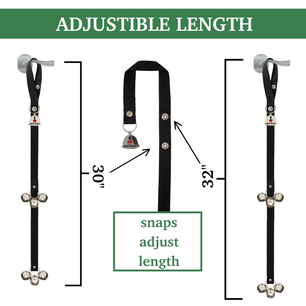 Caldwell's Potty Bells suit all breeds from puppies to seniors for easier signals.