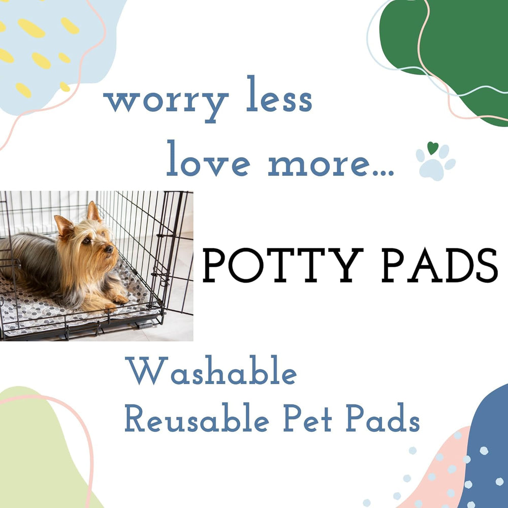 Caldwell's Potty Pad durable materials withstand frequent washing and reuse.