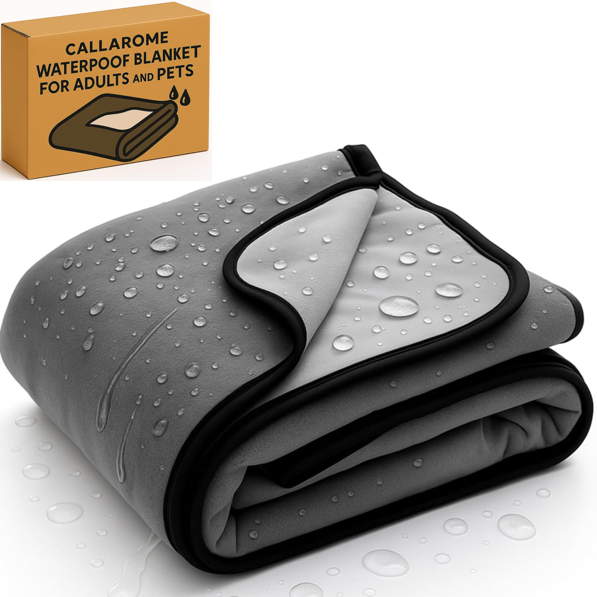 Callarome Waterproof Blanket bed protector keeps furniture safe from spills.