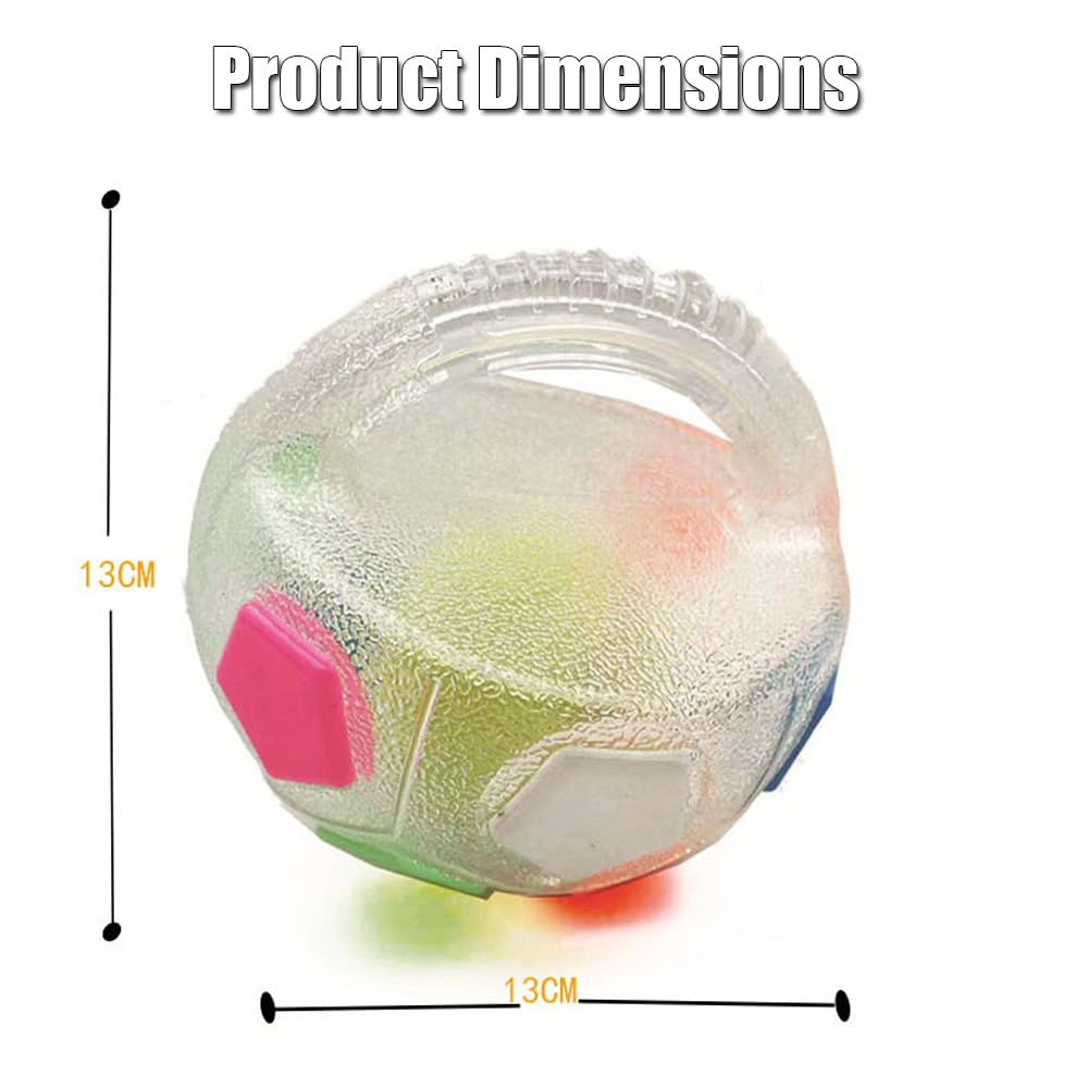 Calming Ball size-agnostic design fits small to large dogs outdoors.