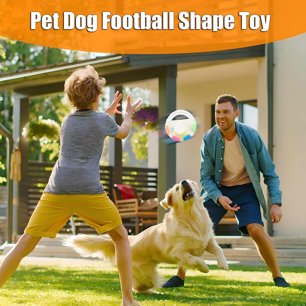 Calming Ball soccer-shape design boosts engagement during interactive play sessions.