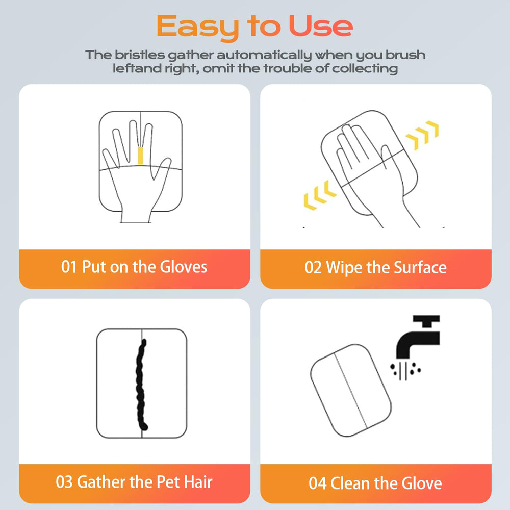 Calmorazen washable reusable glove for eco-friendly grooming.