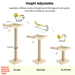 Caloreduce wood-tree-bed pine wood provides a sturdy resting surface for cats.