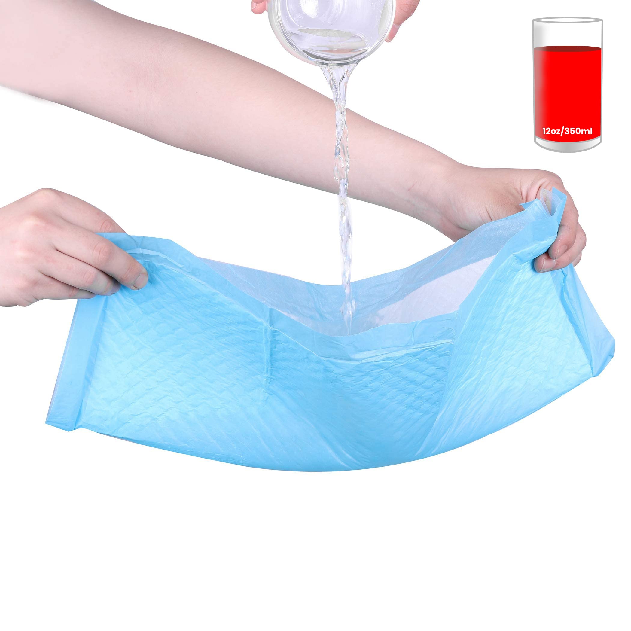 CALPALMY bottom layer prevents leaks when pads saturate.