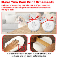 CALPALMY two-ornament option demonstrates versatility for households with multiple pets.