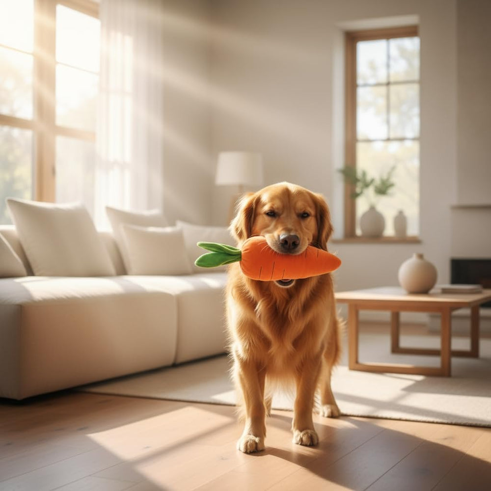 Calsgkspray carrot toy soft plush cover for comfy play