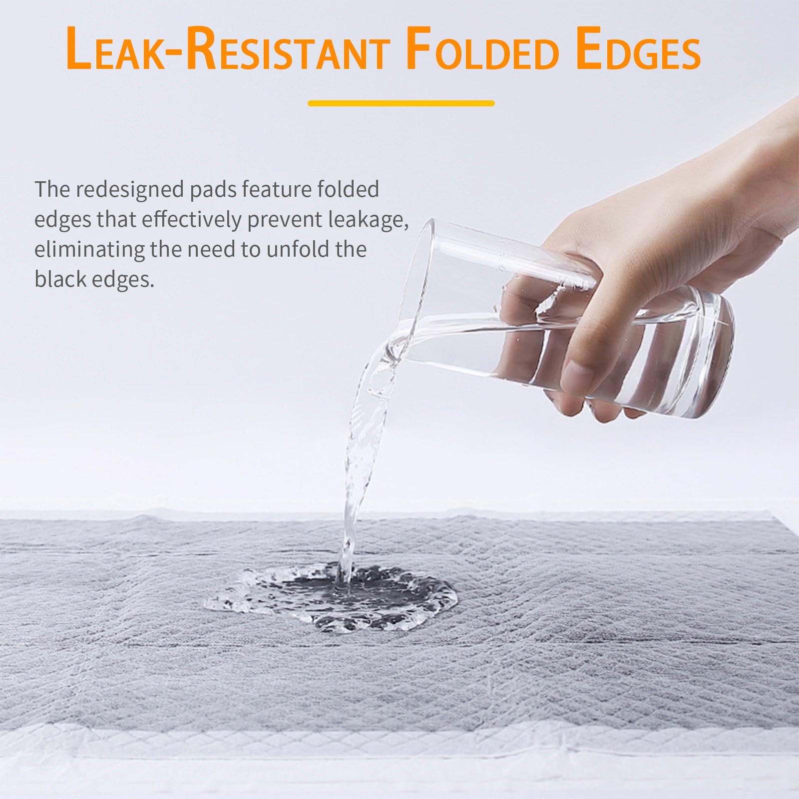 Camonti leak-proof pad with polyethylene backing protects floors