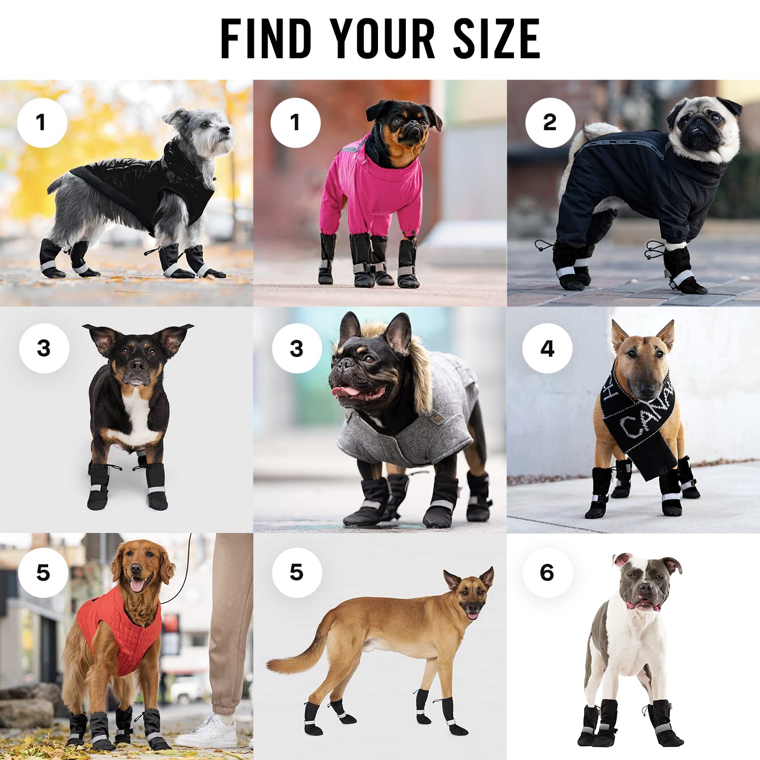 Canada Pooch dog winter boots fleece-lined interior for warmth