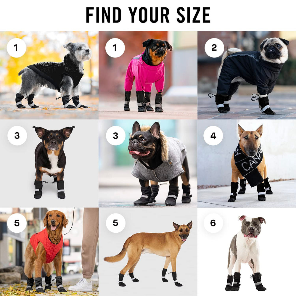 Canada Pooch dog winter boots fleece-lined interior for warmth