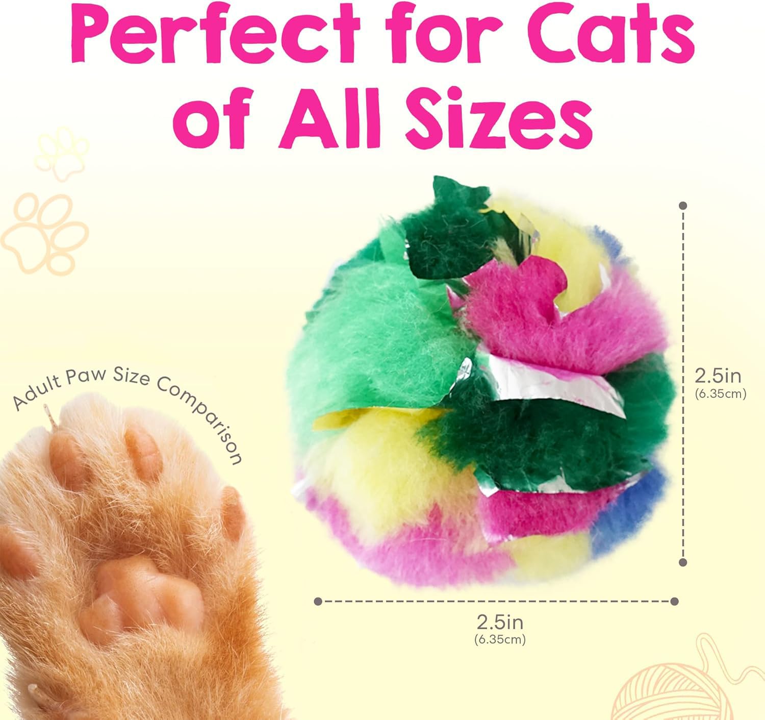 Cancor Innovations daily-play idea image shows durable enrichment for kittens and high-energy cats.