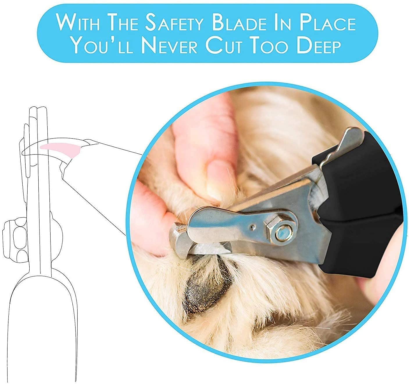 Candure pet grooming tool suitable for dogs, cats, and small mammals.