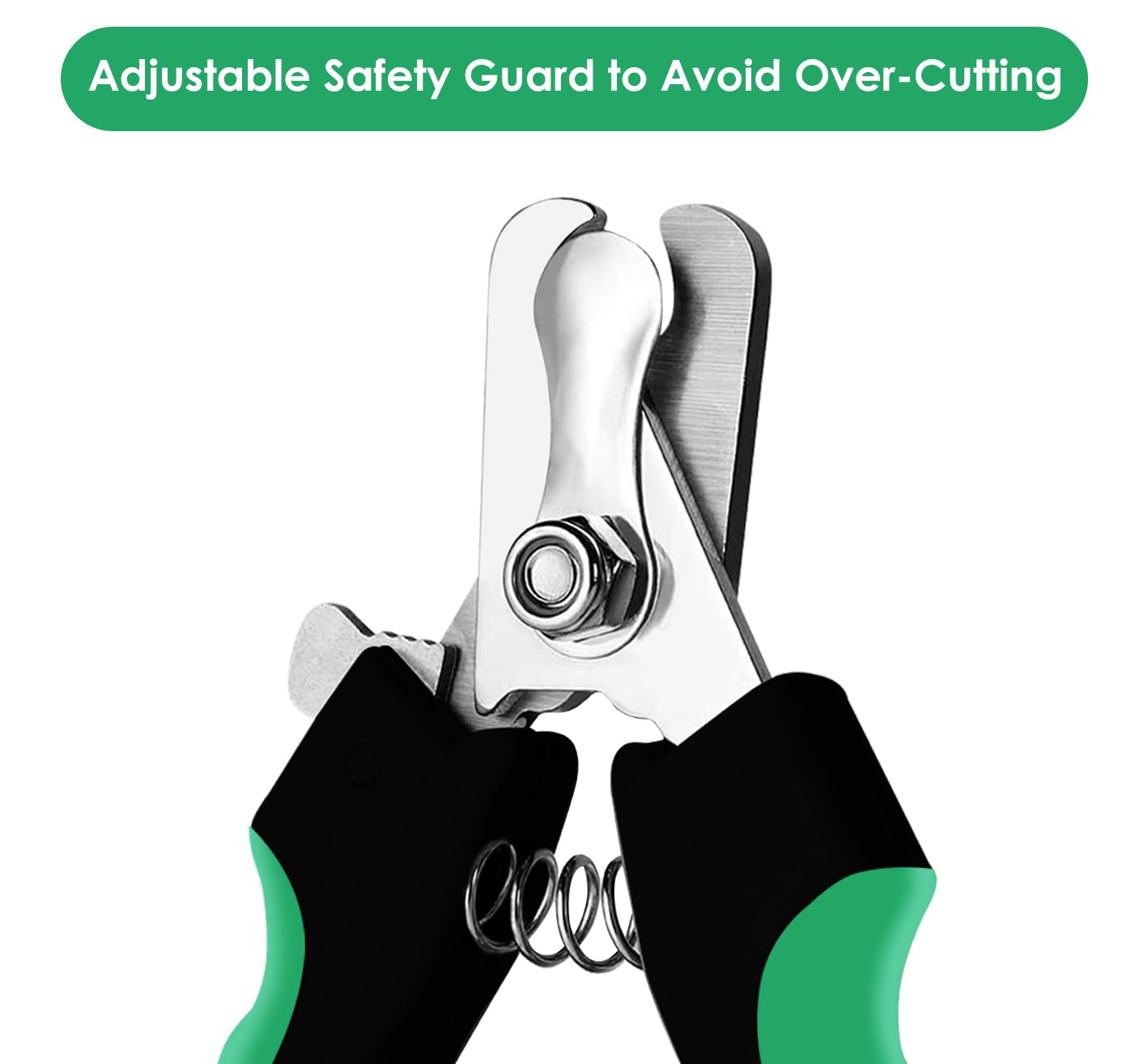 Candure dog nail clippers cat-use green allow controlled trims for felines.