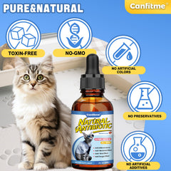 Canfitme Antibitics cat-admin-dosage image depicts simple serving to mix with food or water.