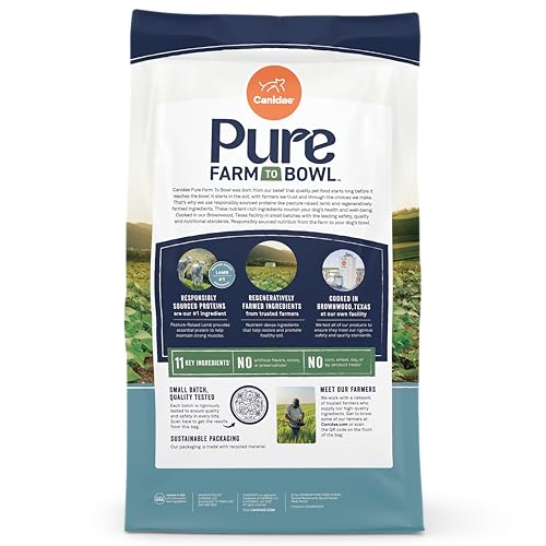 Goat and venison meal blend in Canidae Pure Farm to Bowl formula