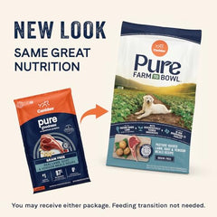 Close up of pasture-raised lamb ingredient in Canidae Pure Farm to Bowl