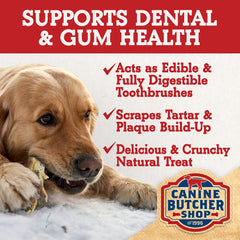 Canine Butcher Shop chicken feet dehydration process detail