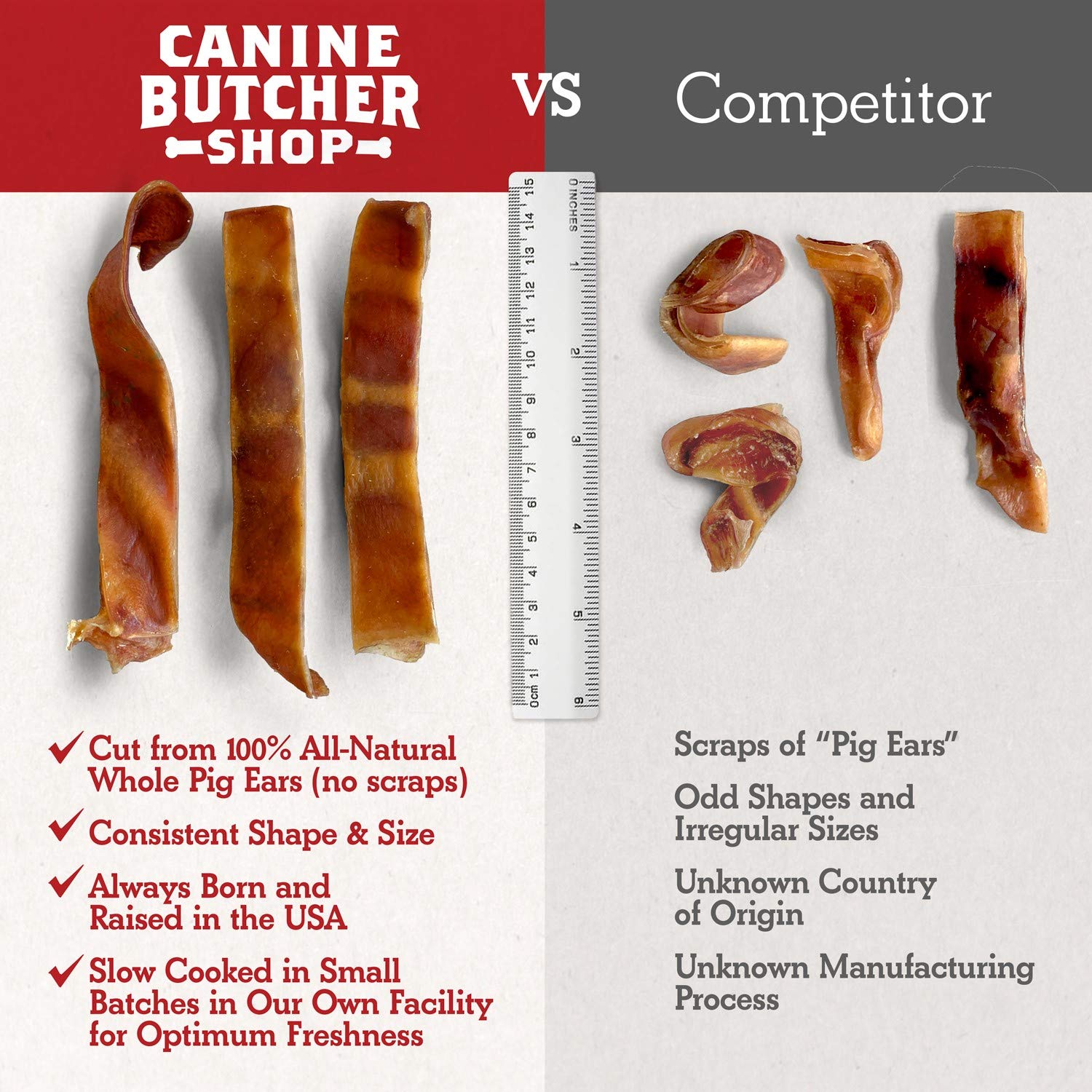 Canine Butcher Shop slow-cooked drying process showing texture and quality