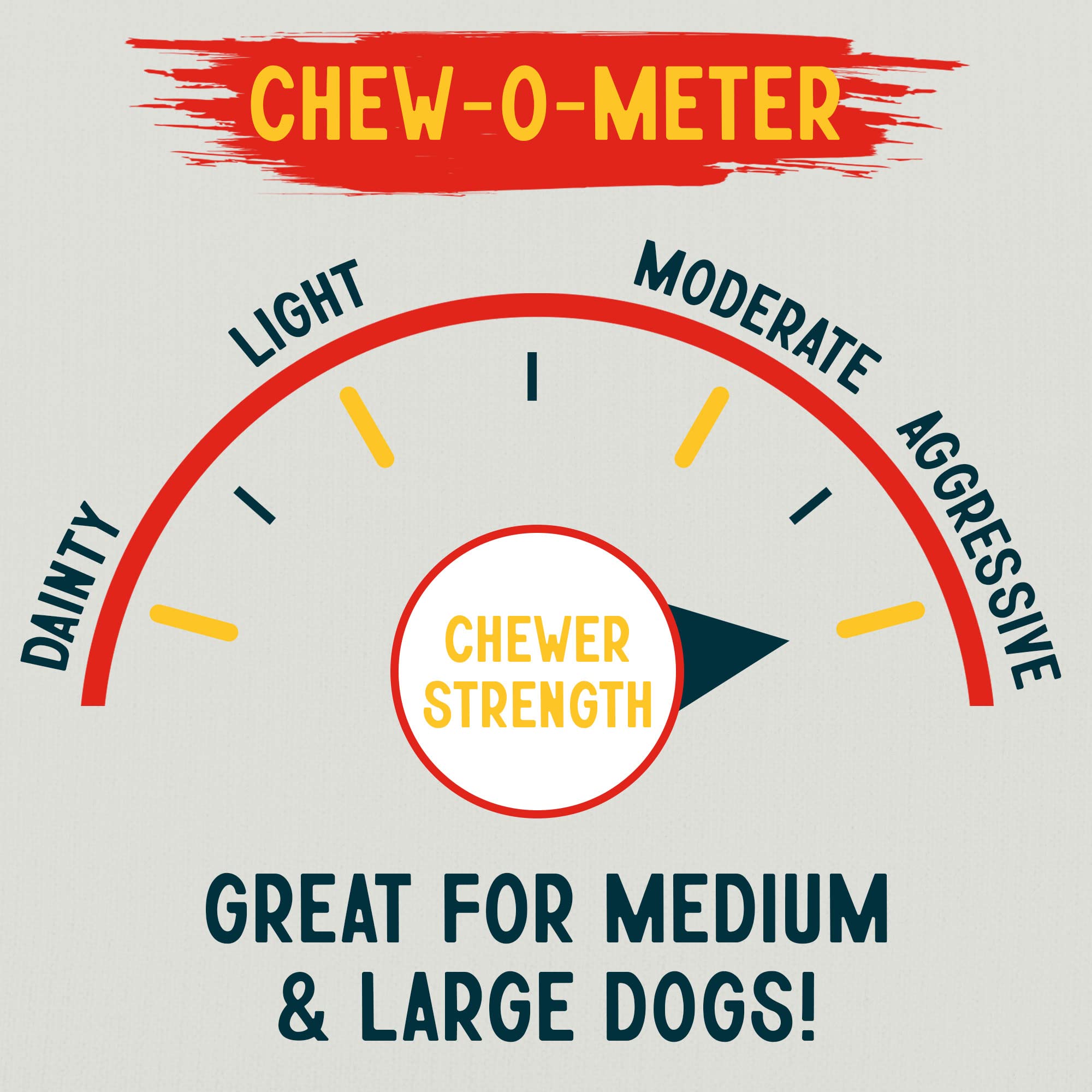 Canine Chews rawhide bones support dental hygiene during chewing