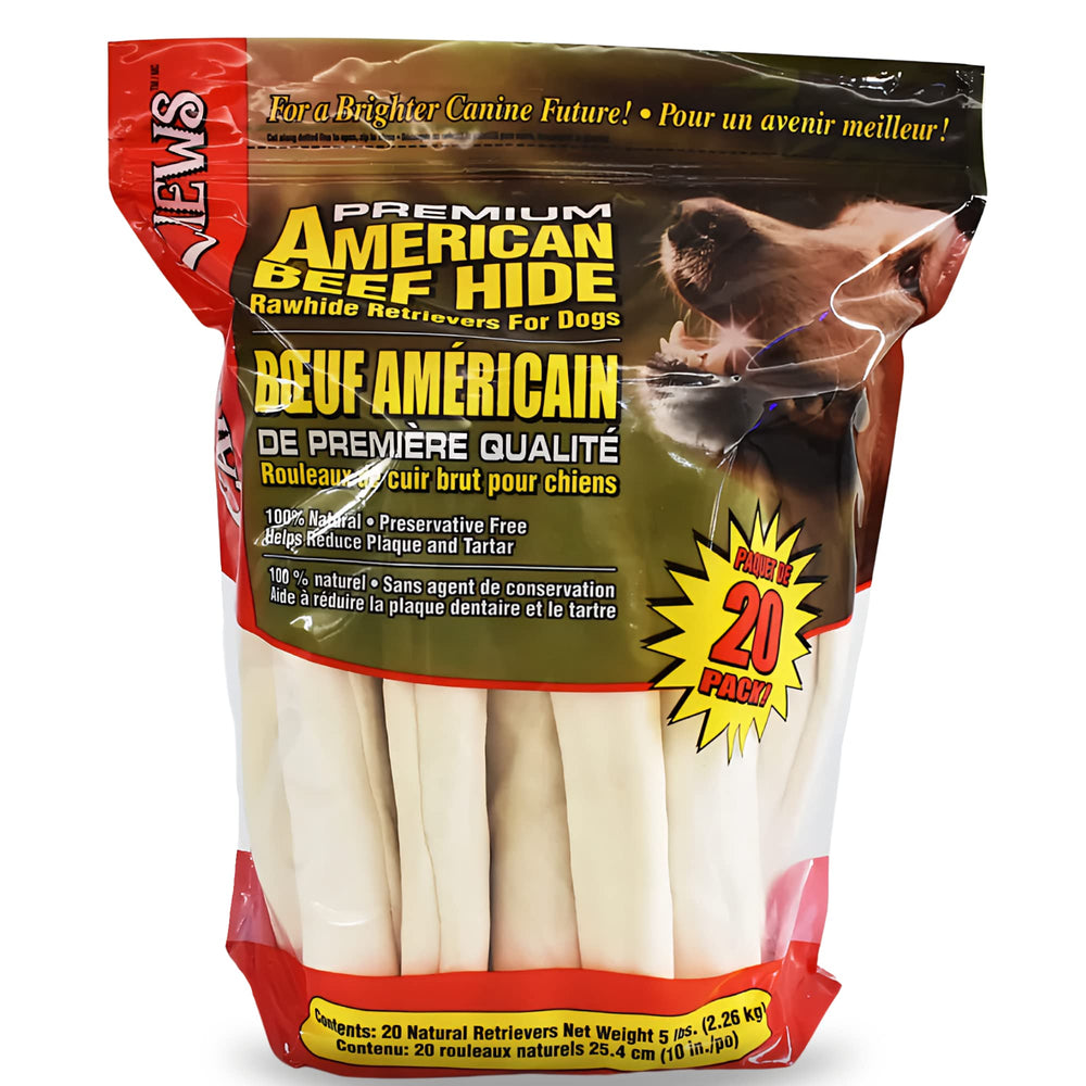 Canine Chews large-dog rawhide bones 10-11 inch chew for oral hygiene support