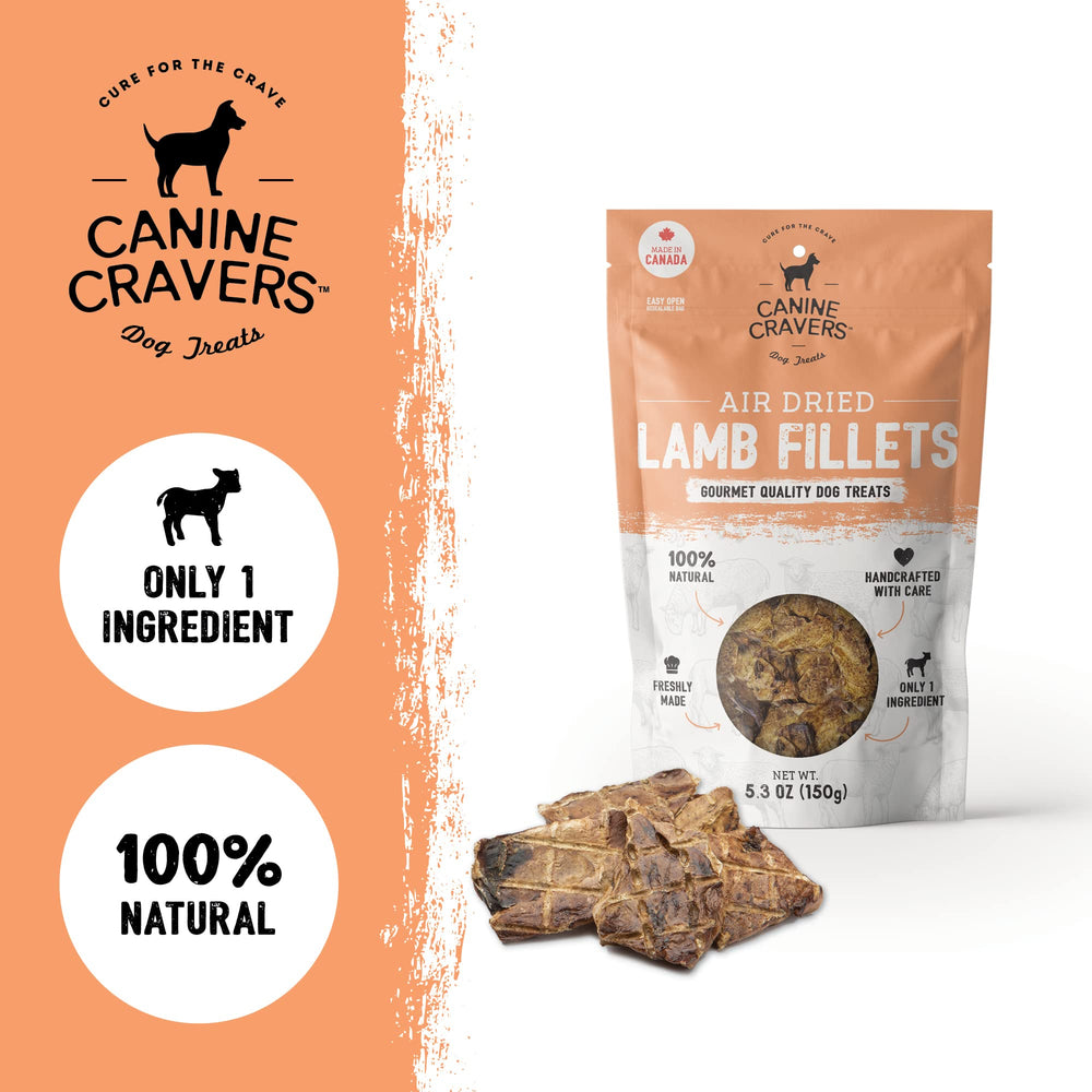 Single-ingredient Canine Cravers treats offer an allergen-friendly snacking option.