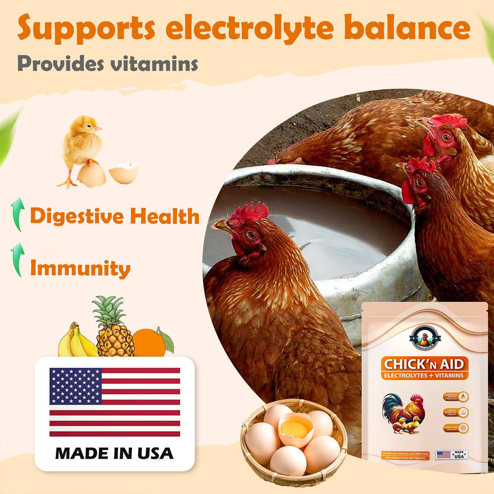 USA-manufacturing badge on CanineGluca Chick’n Aid signals quality.