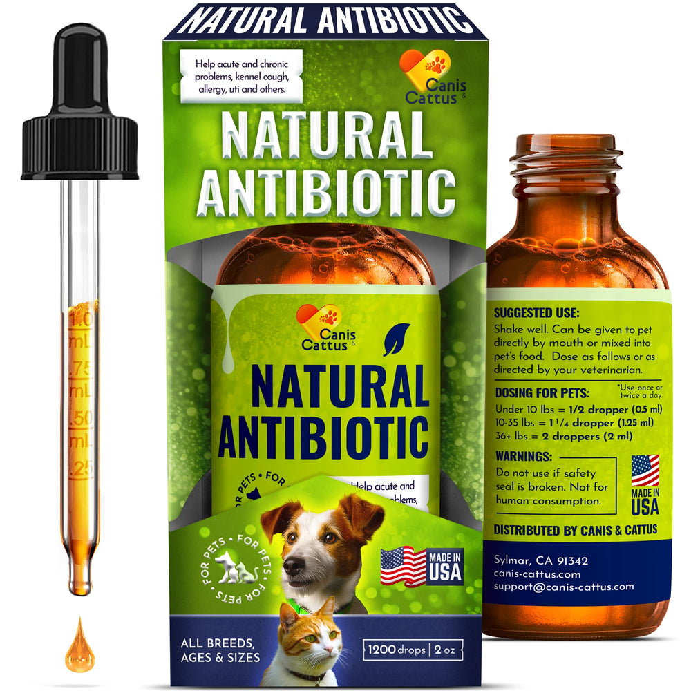Canis&Cattus natural antibiotic bottle for immune support in pets