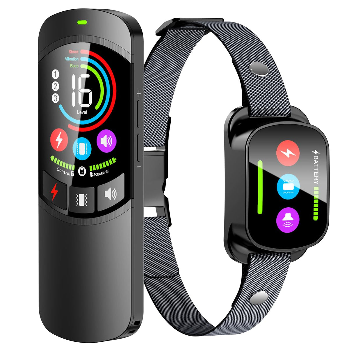 Canivix dog collar with remote control for off-leash training sessions