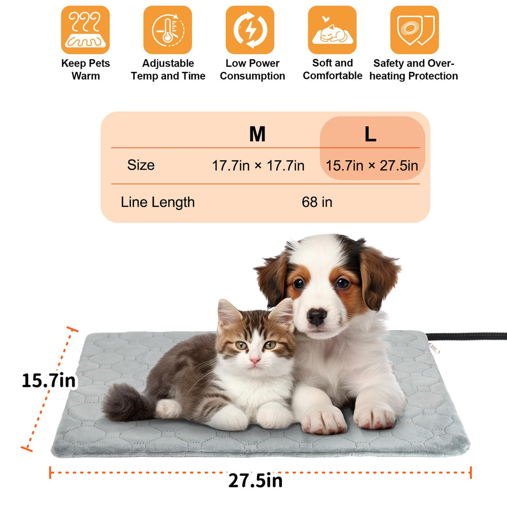 CANMIL cat heating pad seven-layer safety features for safe home use