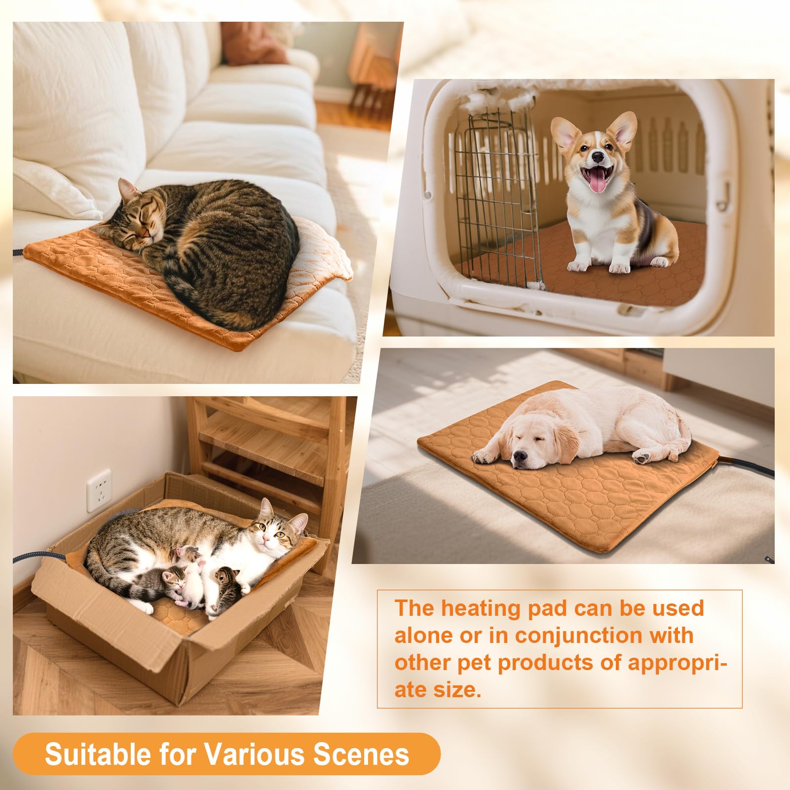 CANMIL heating pad waterproof shell shields electronics during indoor and outdoor use