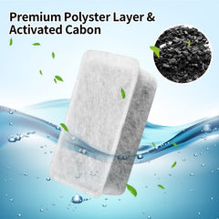 Canova water-quality improvement filter supports increased water intake by pets.