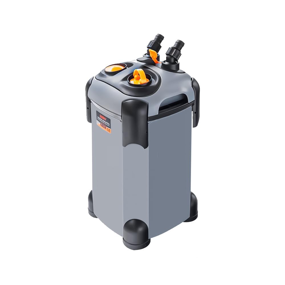 CANVUNTHY external canister filter with trays enables flexible filtration setup for clear water