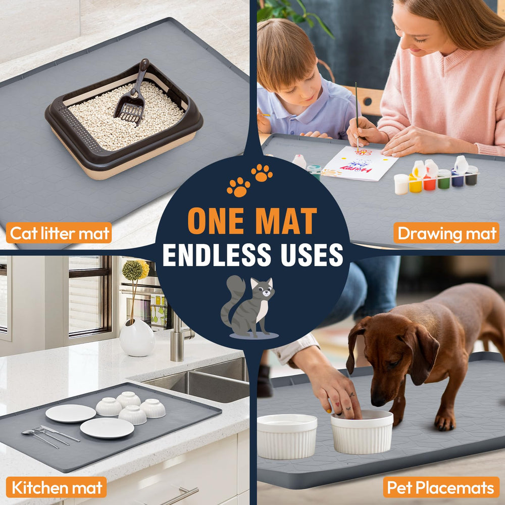 CappyBliss durable 1.3mm silicone mat withstands daily use.