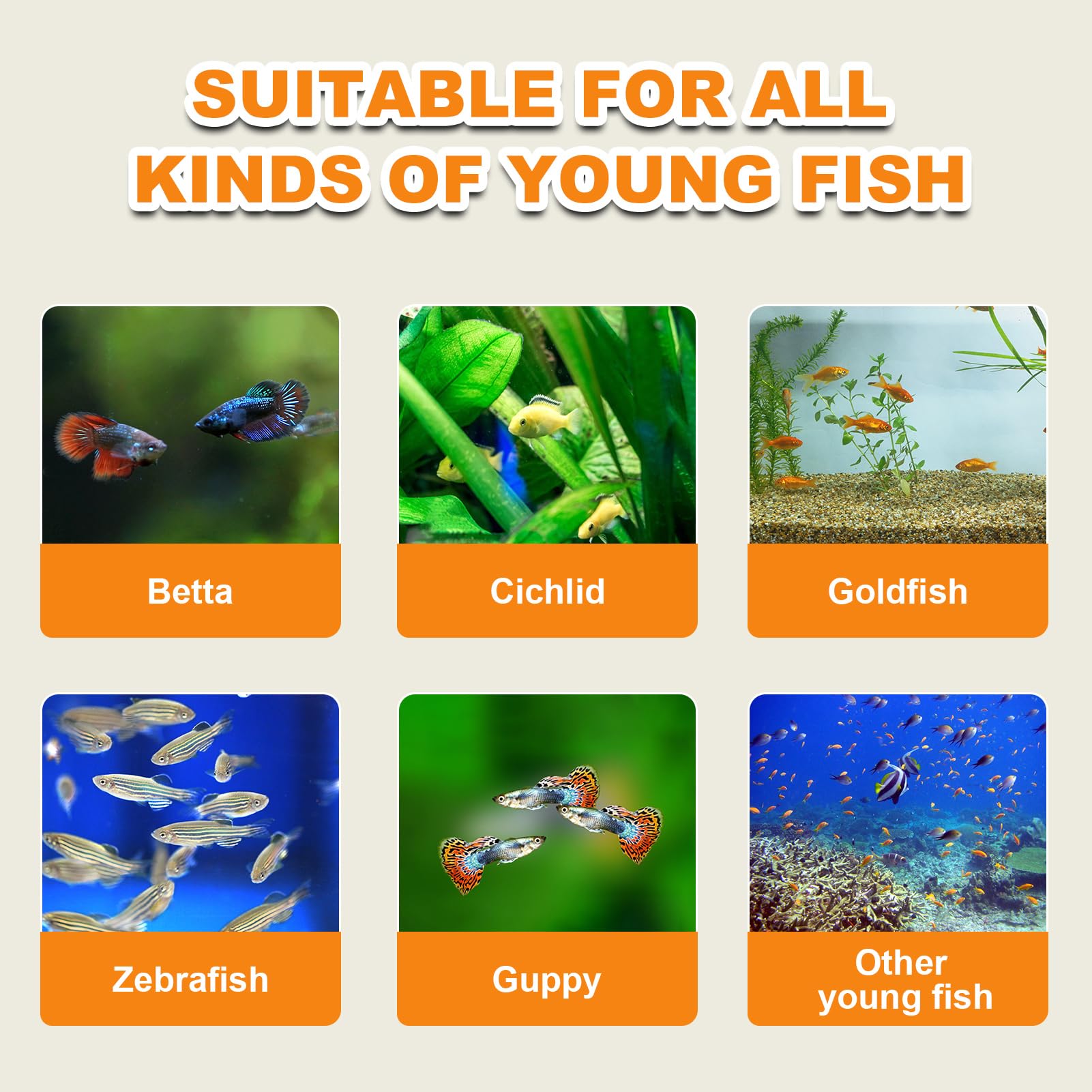 Capuca Brine Shrimp Eggs sealed bag with storage guidance for shelf stability