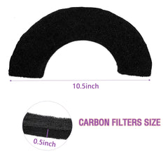 caqeaus eight-pack filters ready for odor-control replacement.