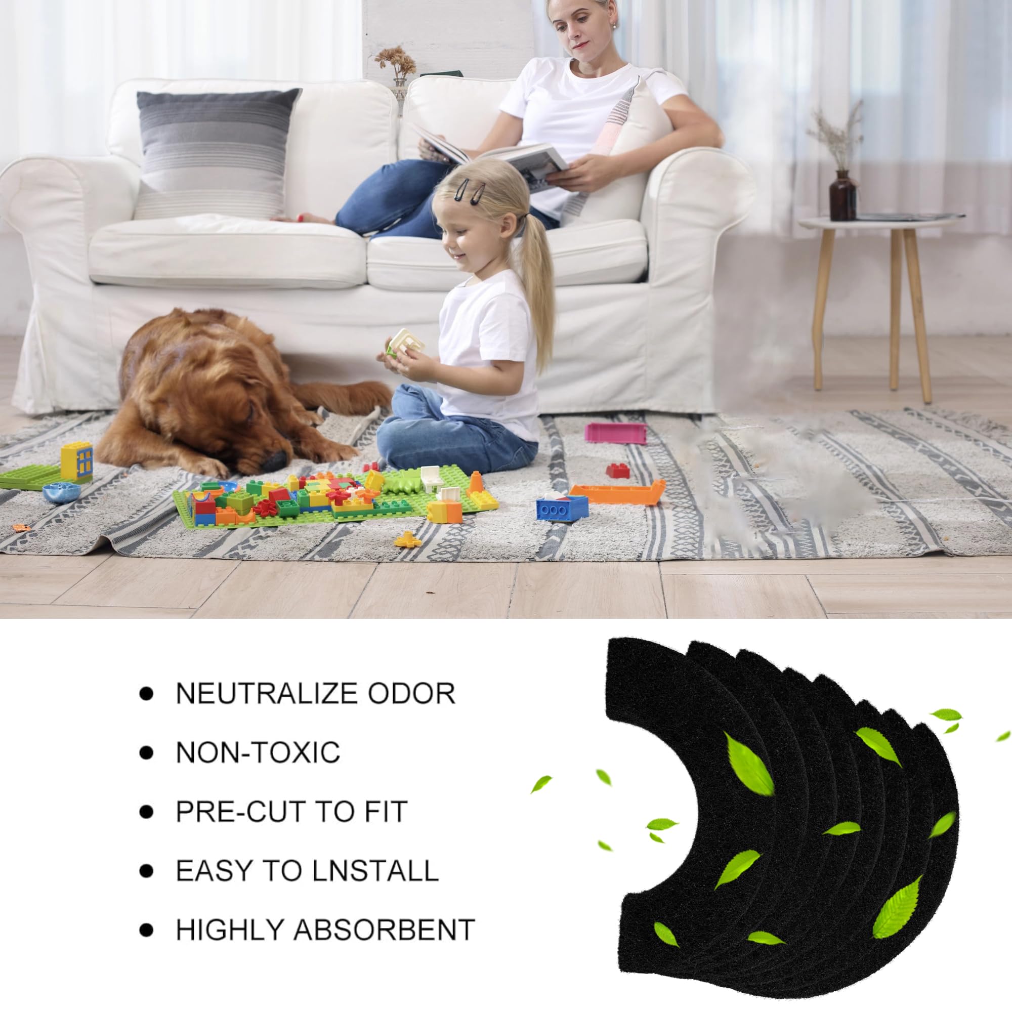 caqeaus packaging shows durable carbon-filter material.