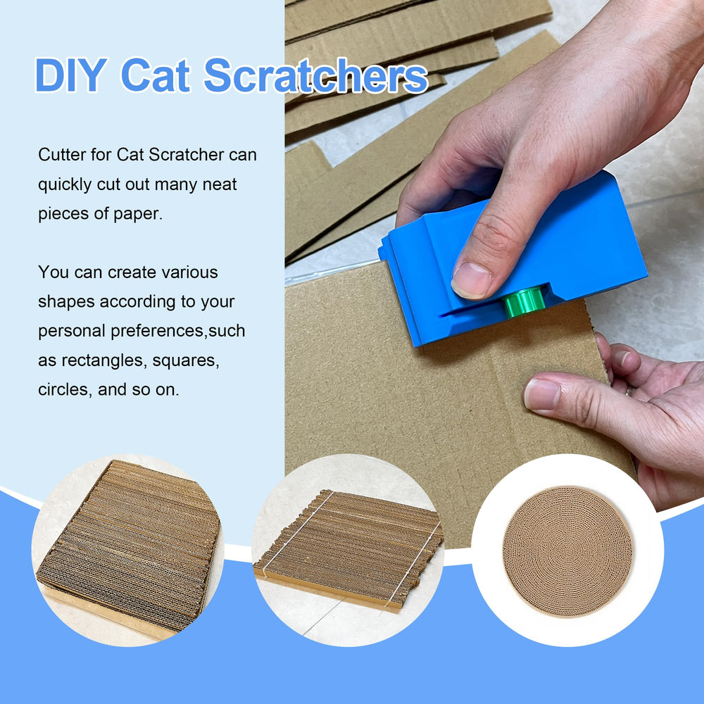 Cardboard Cutter for Cat Scratchers blade protectors improve safe storage