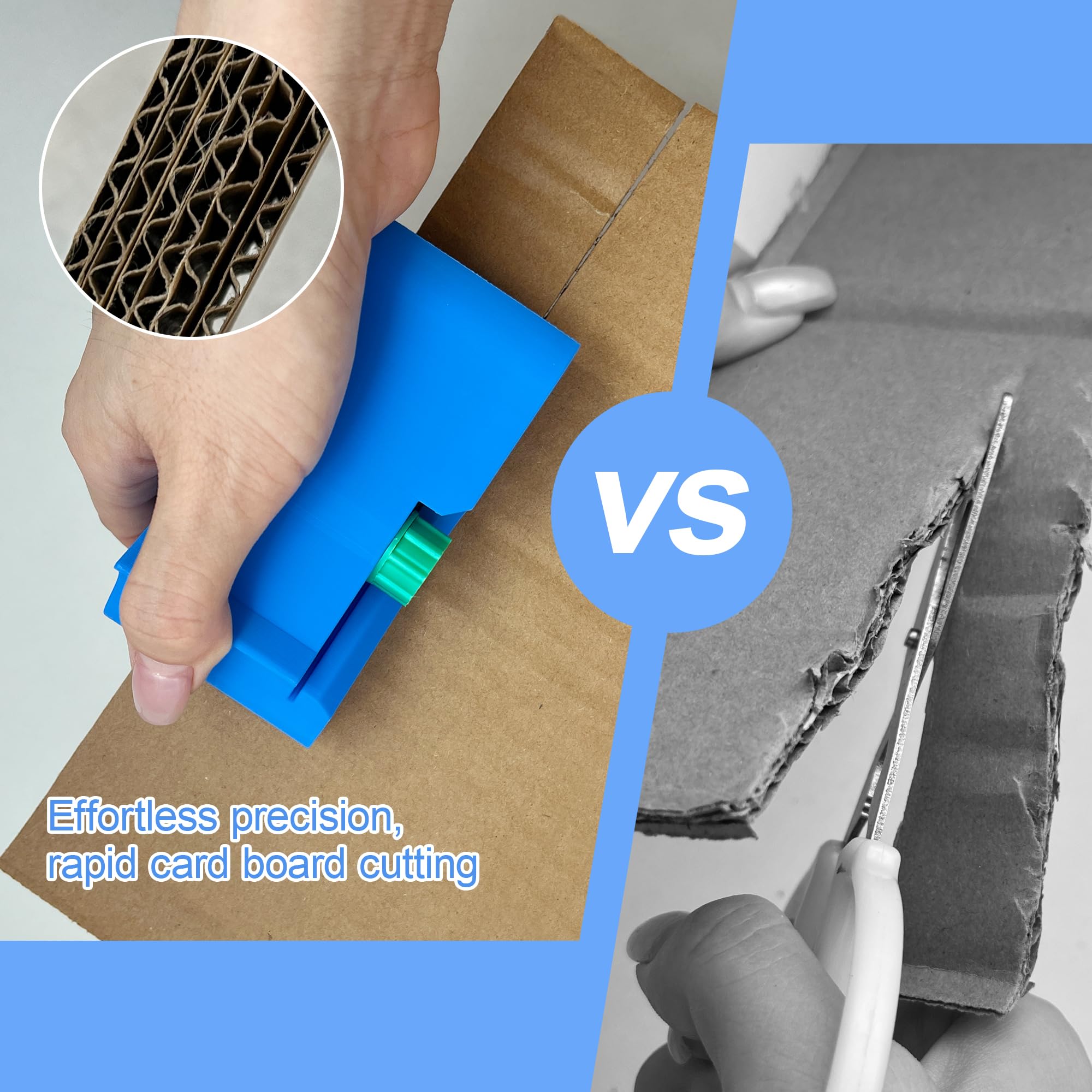 Cardboard Cutter for Cat Scratchers easy blade change via screw and nut