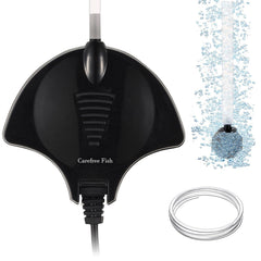Carefree Fish 1.5W mini air pump main unit delivering quiet aeration for small tanks