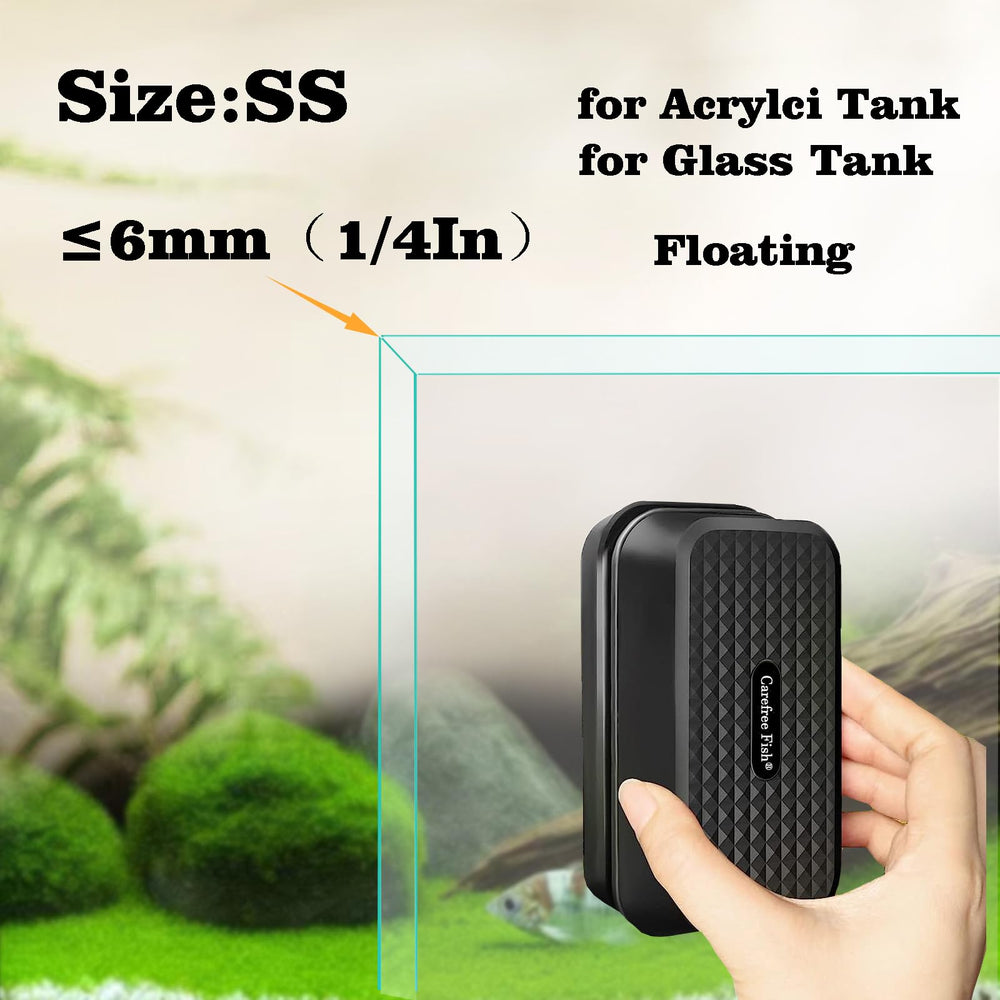 Carefree Fish aquarium cleaner ergonomic grip emphasizes comfortable use for extended cleaning sessions.