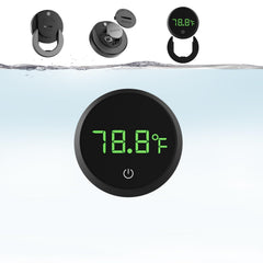 Carefree Fish aquarium digital thermometer LED display provides precise tank temps at a glance.