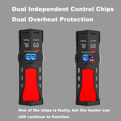 Carefree Fish dual independent chips close-up reveals reliable performance if one chip fails.