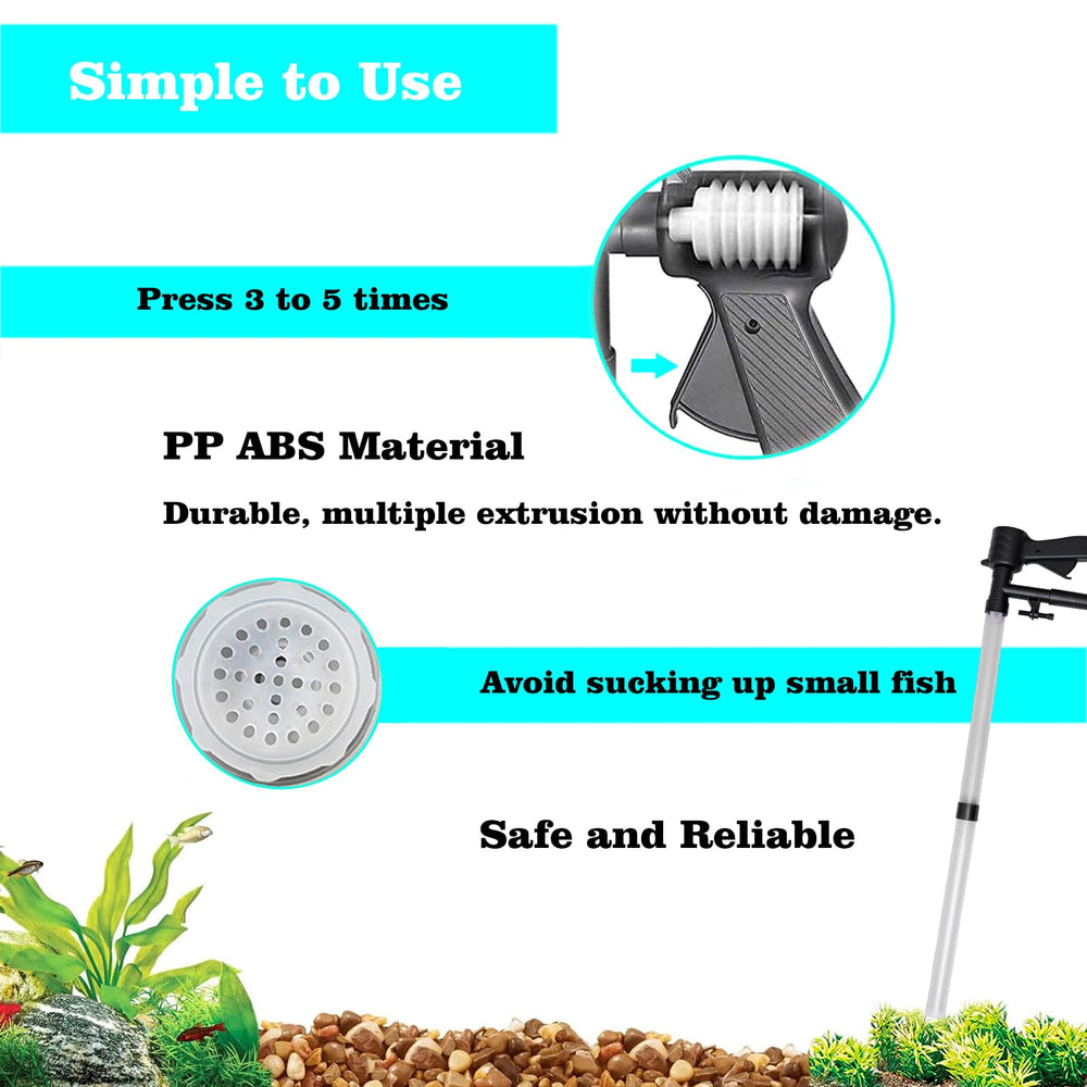 Carefree Fish long-handle sponge brush helps reach and scrub aquariums.