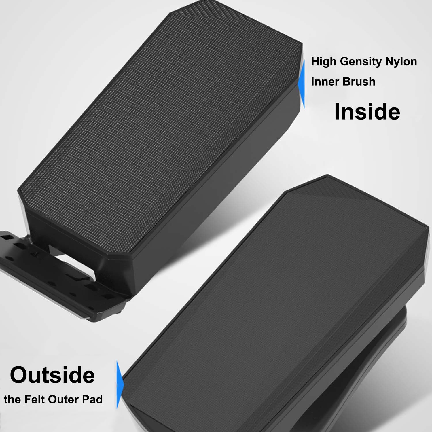 Carefree Fish magnetic cleaner floating design keeps hands dry while cleaning.