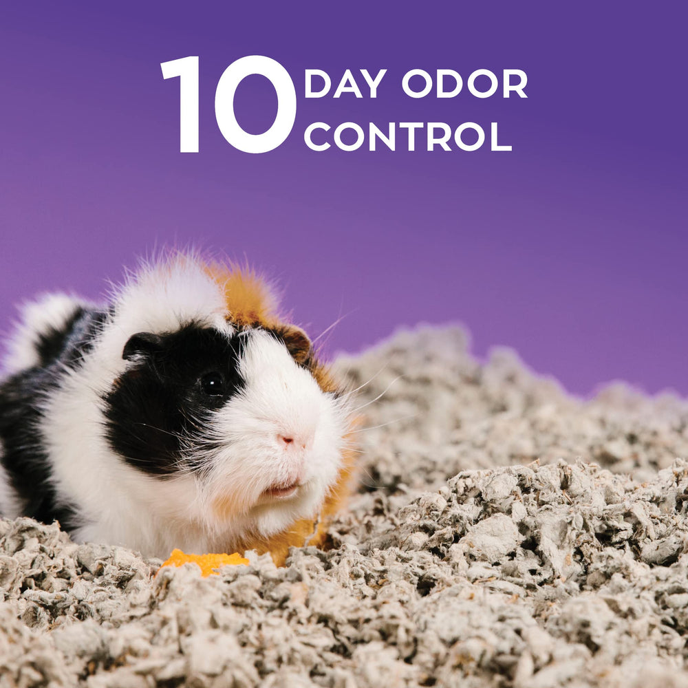 Carefresh ultra-absorbent bedding keeps small habitats dry and warm.