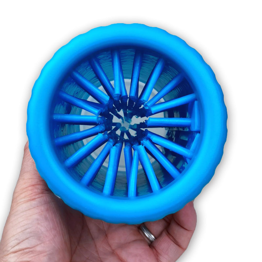 CAREFUNY paw cleaner blue perfect for park cleanup and car interior protection