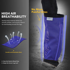 CareMaster fly boots nylon-stays add support and resist deformation.