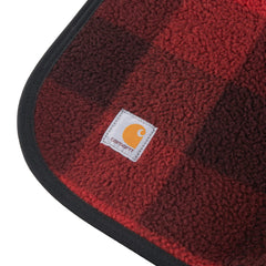 Carhartt blanket Rain Defender DWR close-up signals water resistance for damp days.