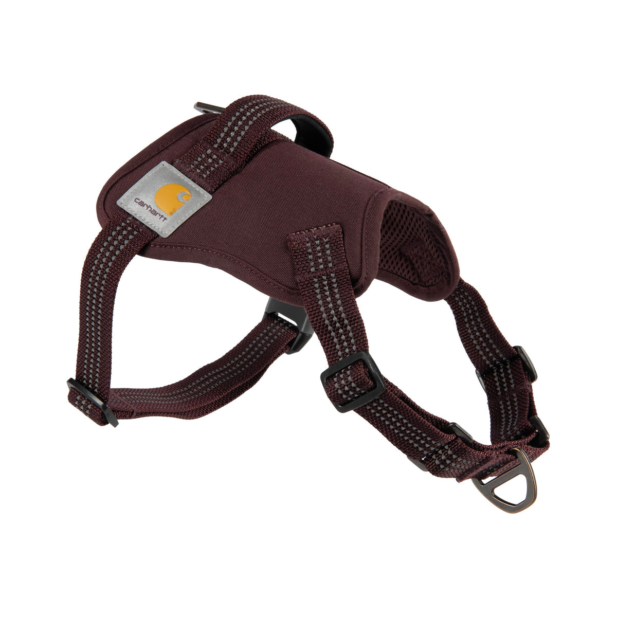 Carhartt No Pull Harness overview shows rugged nylon duck fabric for daily outdoor wear.