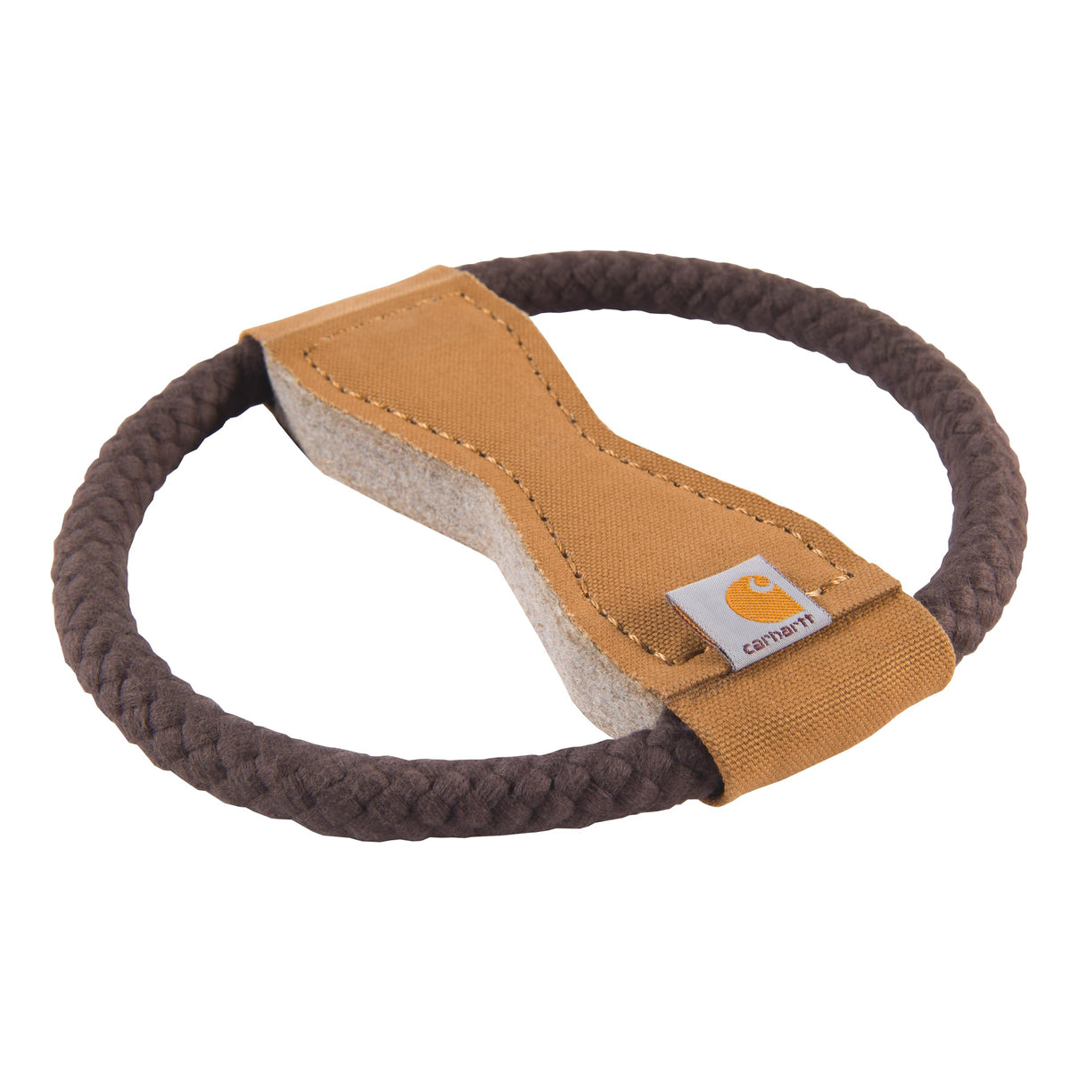 Carhartt Pet Training Tools Wheel Dog Pull circle close-up for durable tug and fetch play.
