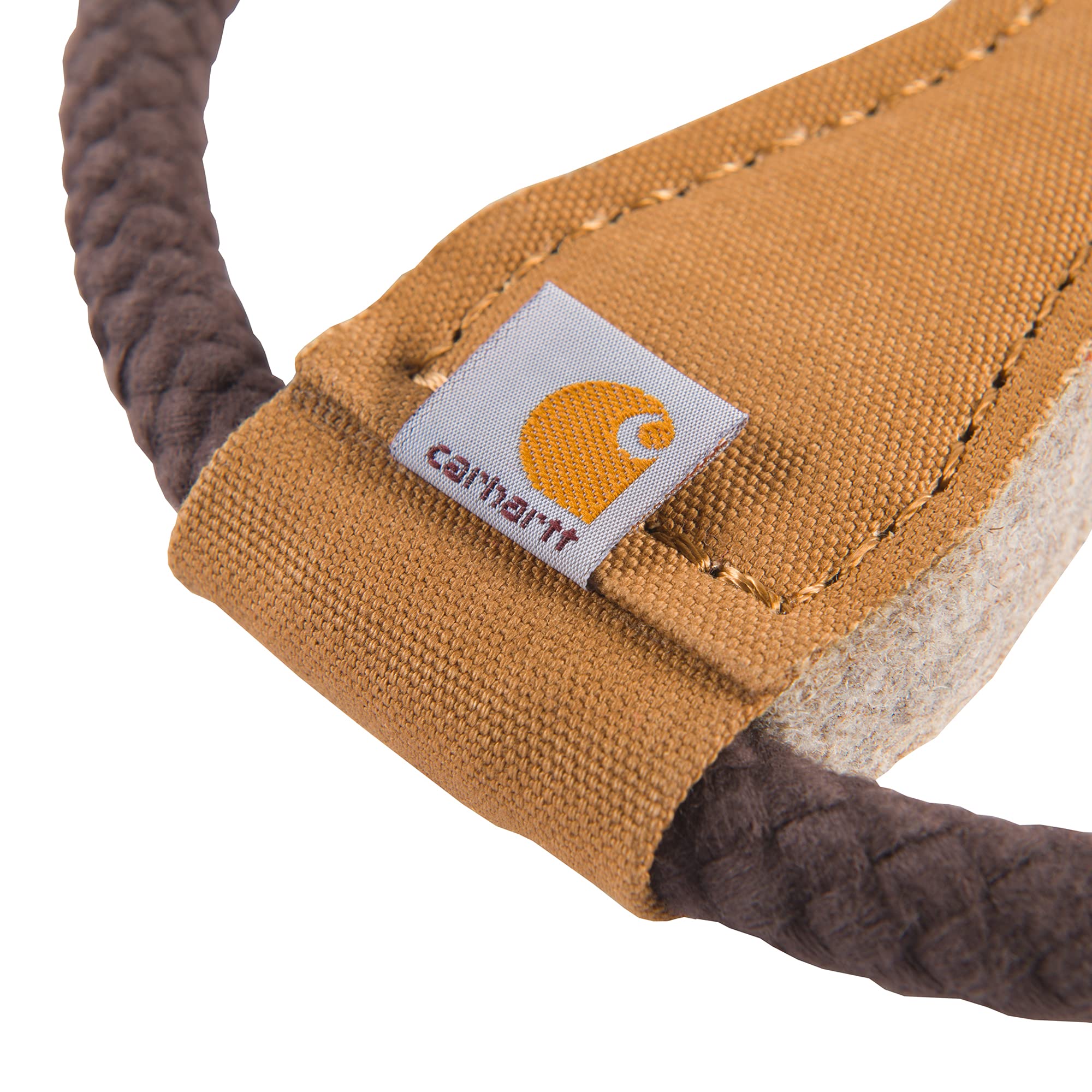Carhartt Pet Training Tools rope detail supports gentle teeth-cleaning during play.